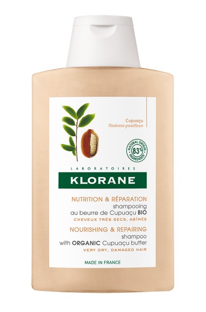 Klorane Réparation Cheveux Très Sec Shampoing au Cupuaçu Bio 200ml